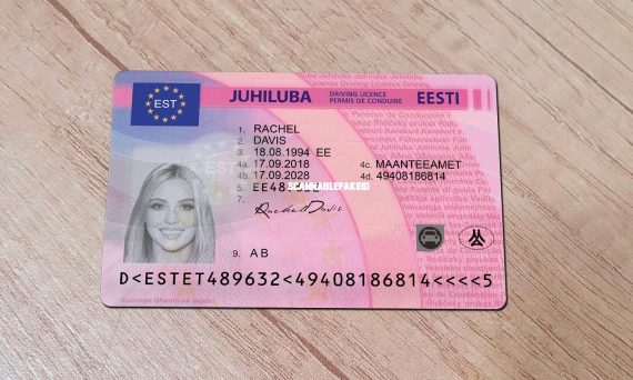 Estonia Fake Driving Licence - Buy Scannable Fake ID Online - Fake ...