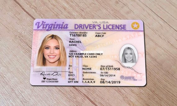 Virginia Fake Driver License - Buy Scannable Fake ID Online - Fake ...