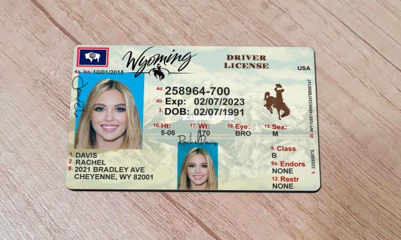 Wyoming Fake Driver License - Buy Scannable Fake ID Online - Fake ...