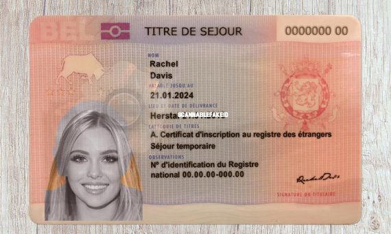 Belgium Fake Residence Permit - Buy Scannable Fake ID Online - Fake ...