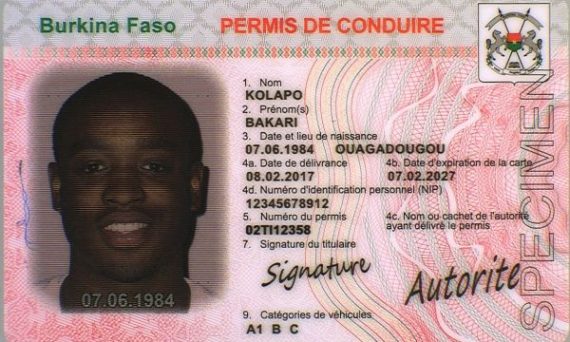 Fake Burkina Faso Driving Licence - Buy Scannable Fake ID Online - Fake ...