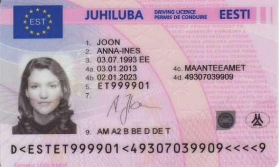 Estonia Fake Driving Licence - Buy Scannable Fake ID Online - Fake ...