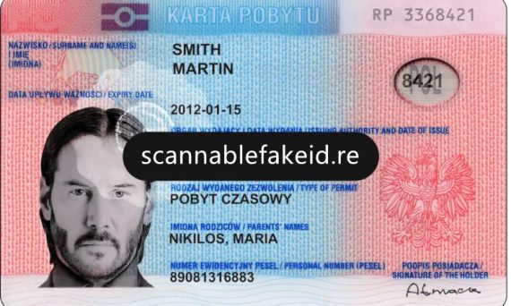 Fake Residenzkaart a Polen - Kaaft scannbar Fake ID Online - Fake ...