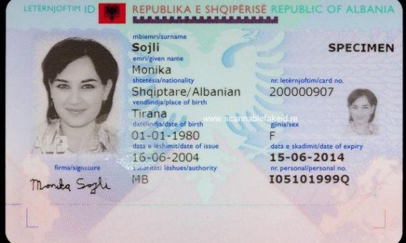 Albania Fake Id - Buy Scannable Fake ID Online - Fake Drivers License