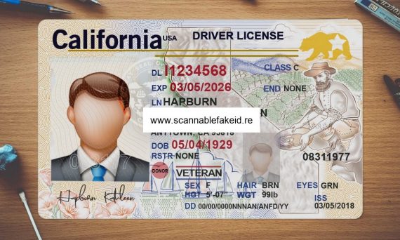 California Fake Driver License New - Buy Scannable Fake ID Online ...