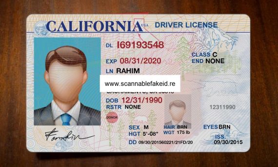 California Fake Driver License - Buy Scannable Fake ID Online - Fake ...