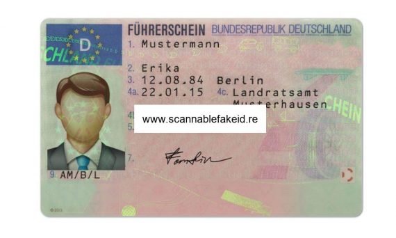 Deutschland gefälschter Führerschein - Buy Scannable Fake Id