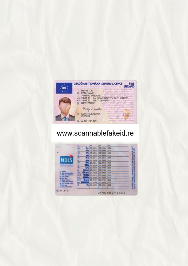 Ireland Fake Driver License - Best Scannable Fake Id - Buy Fake IDs Online