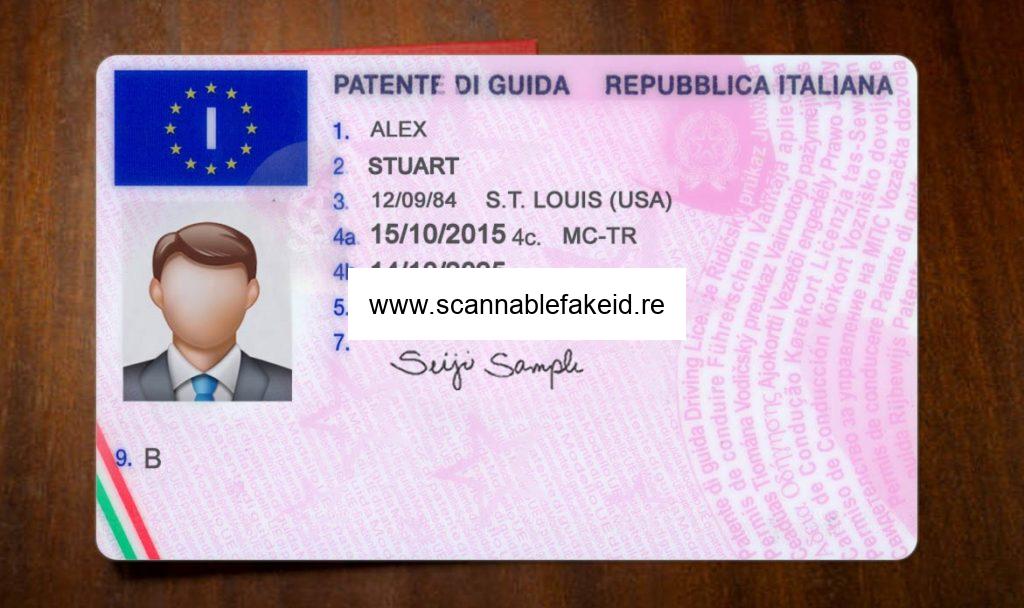 Italy Fake Driver License - Best Scannable Fake Id - Buy Fake IDs Online