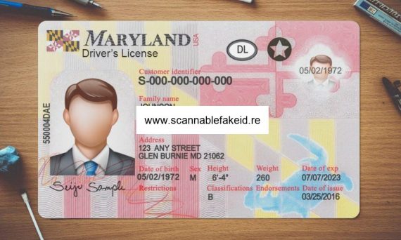 Maryland Fake Driver License Buy Scannable Fake Id Online Fake