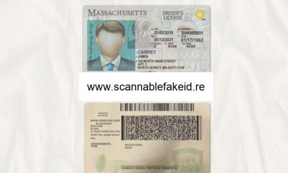 Massachusetts Fake Driver License - Buy Scannable Fake Id Online - Fake ...