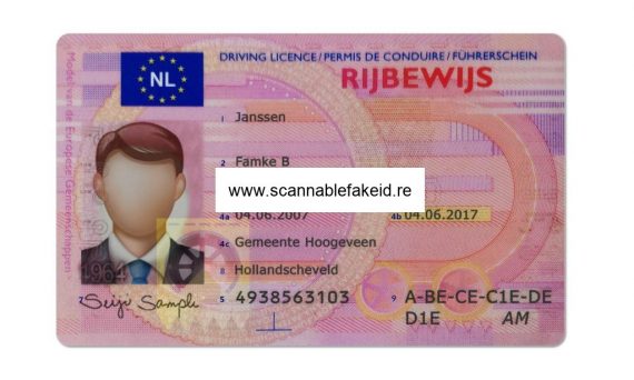 Nep Rijbewijs Nederland - Buy Scannable Fake Id Online - Fake Id Website