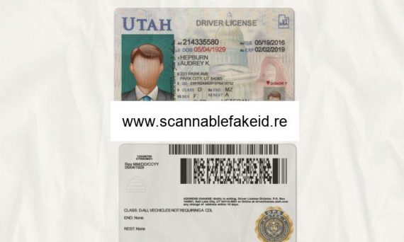 Utah Fake Driver License - Buy Scannable Fake Id Online - Fake ID