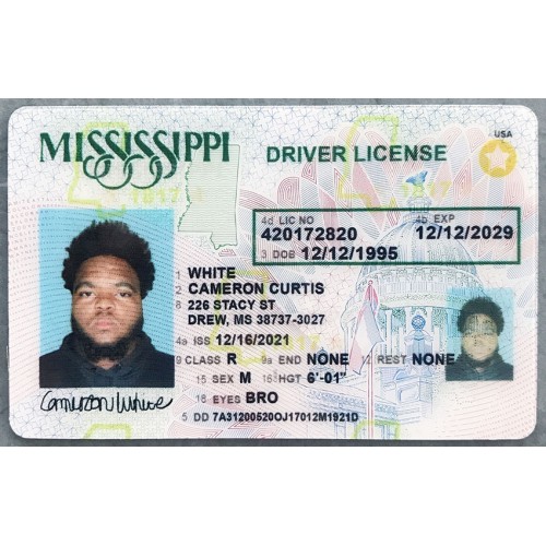 Mississippi Fake Id Buy Scannable Fake Id Online Fake Drivers License 5003