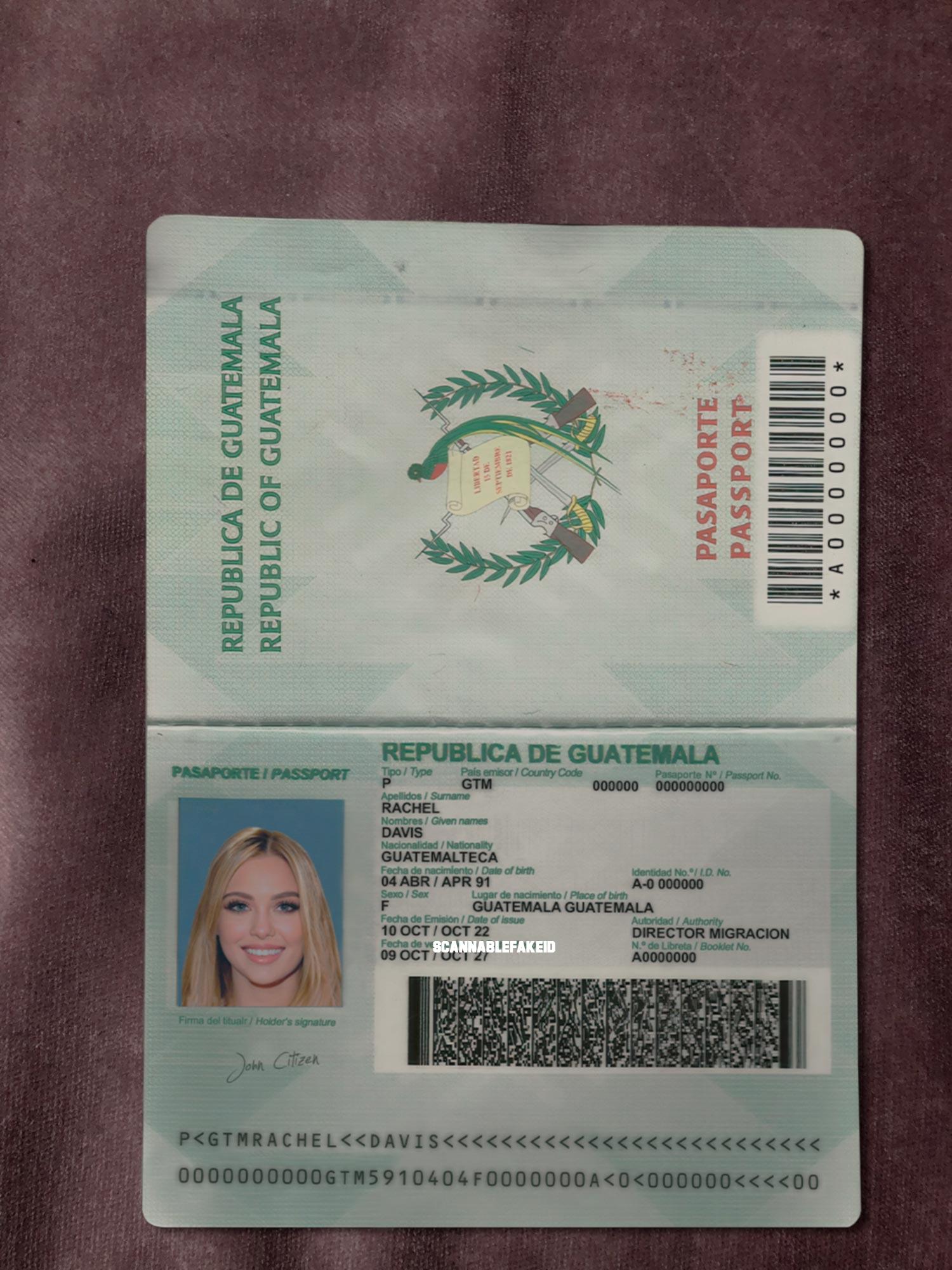 Guatemala Fake Passport Buy Scannable Fake ID Online Fake Drivers   Guatemala Passport Template 1 Cp 