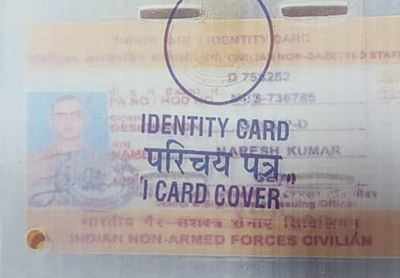 a fake military id