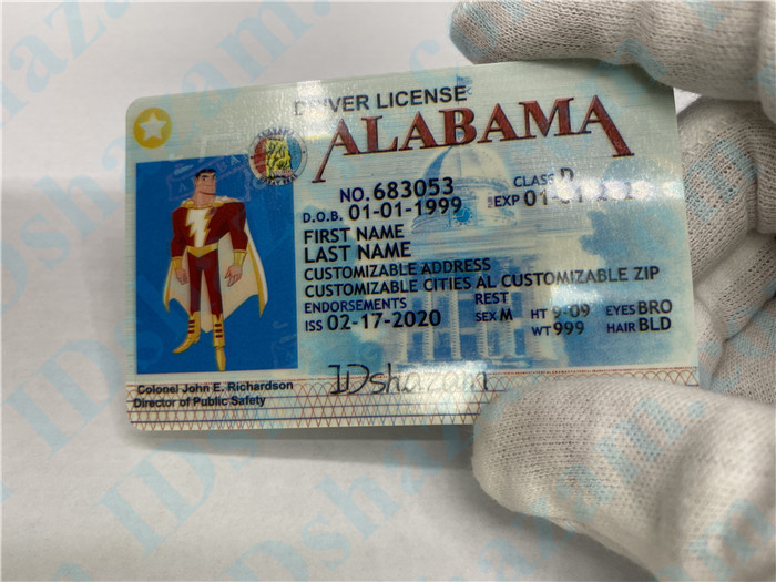 Alabama Scannable Fake Id Generator