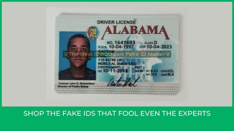 Alabama Scannable Fake Id Maker