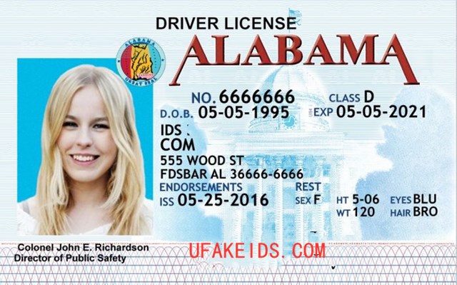 Alabama Scannable Fake Id Maker