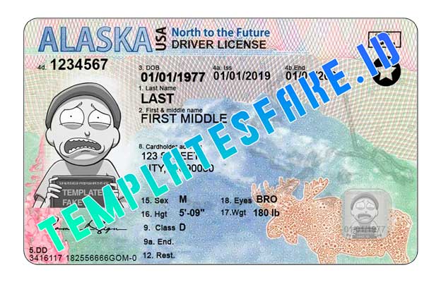 Alaska Fake Id Templates