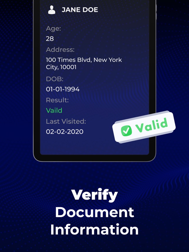 app to check if fake id scans