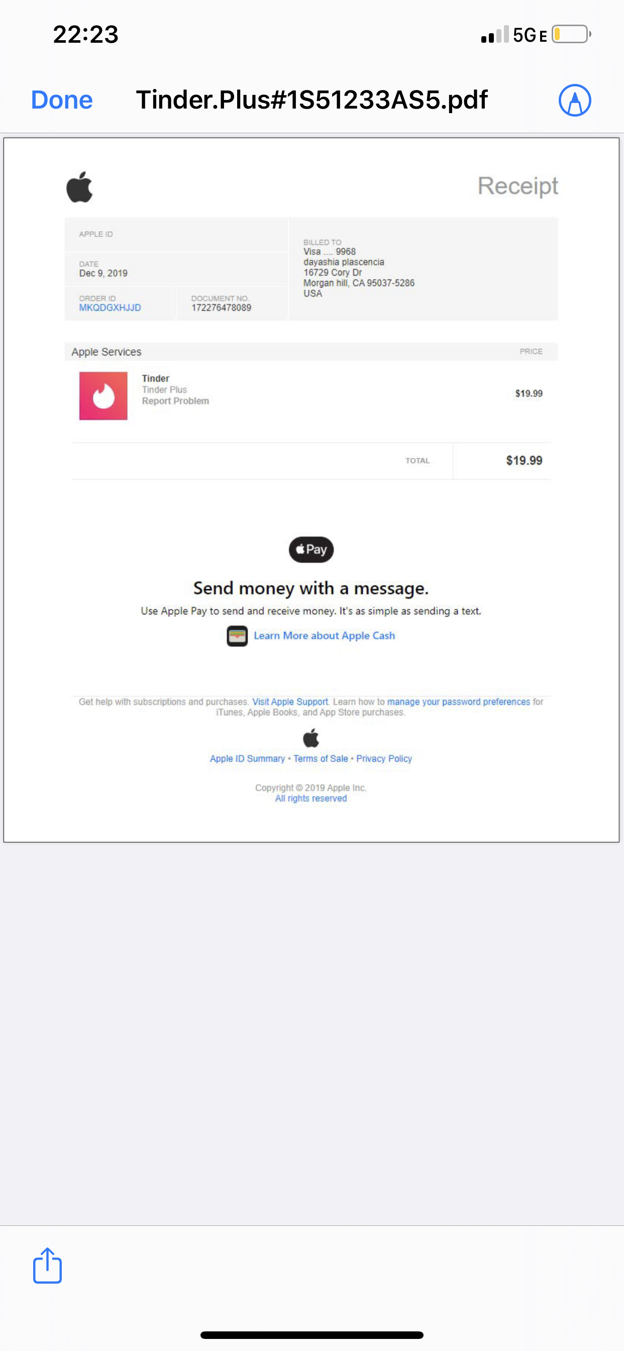 apple id address fake