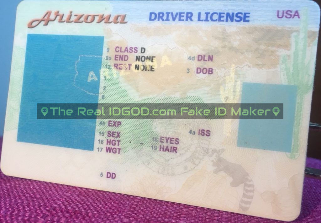 Arizona Fake Id Templates