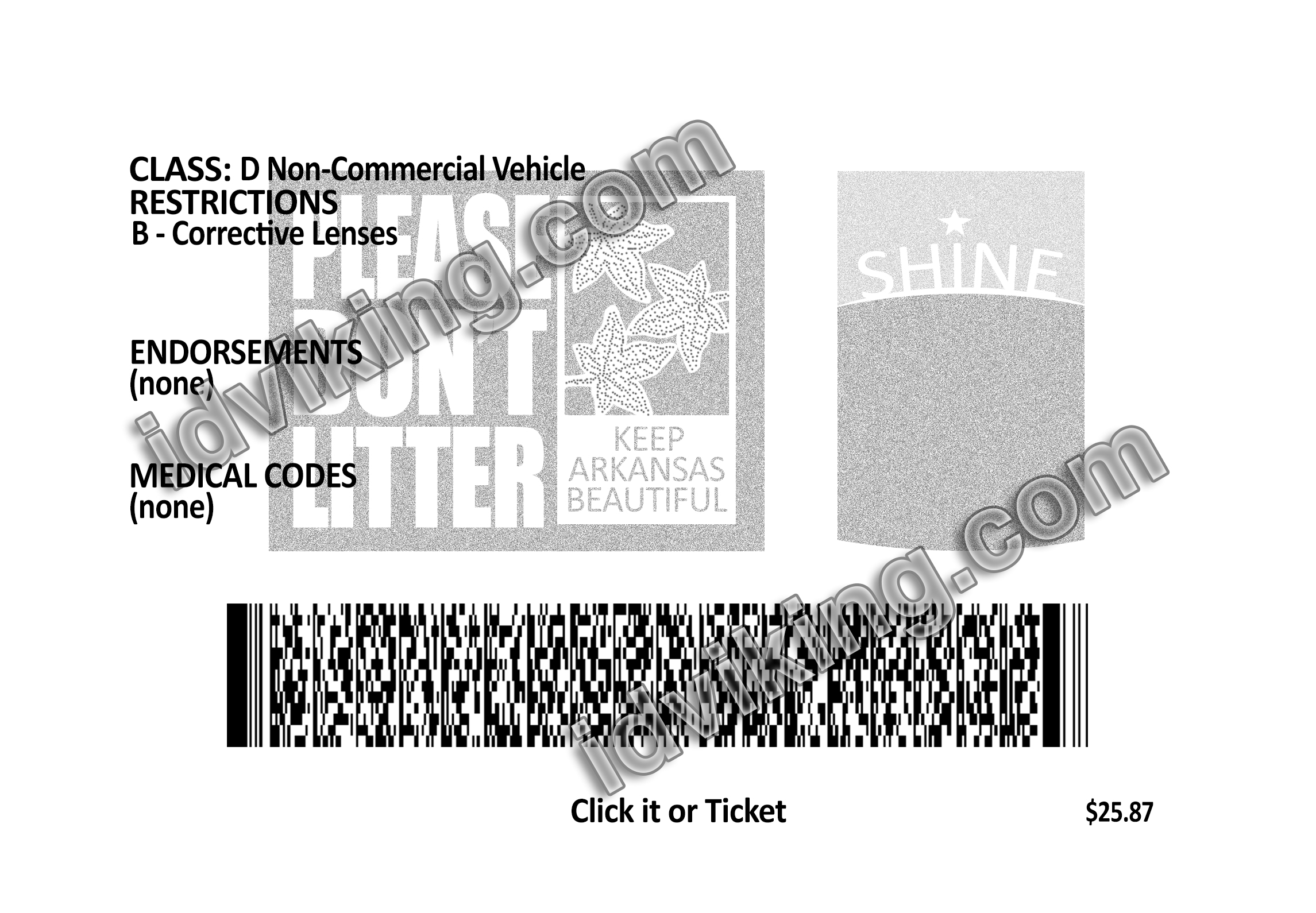 Arkansas Fake Id Front And Back