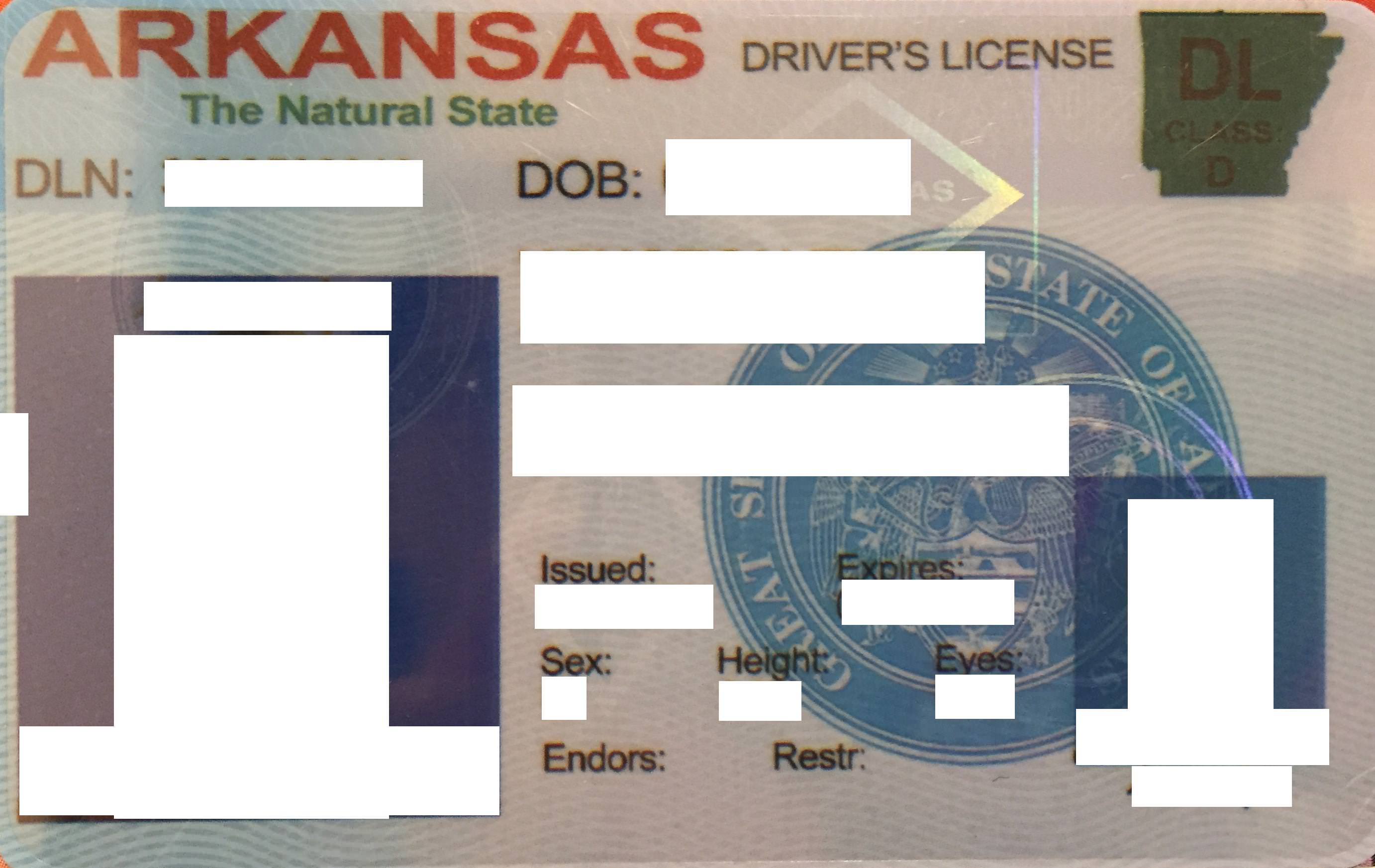 Arkansas Scannable Fake Id Front And Back