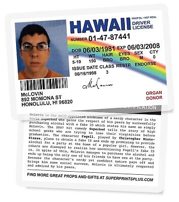 back of fake id