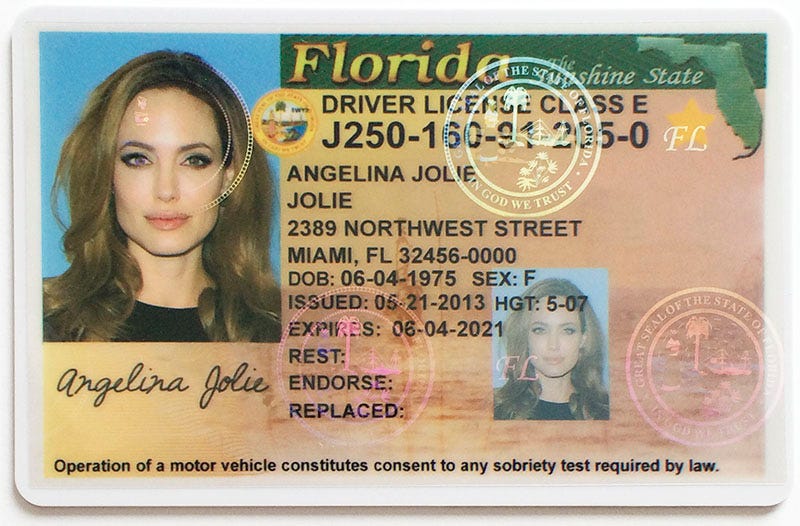 best fake id state to use