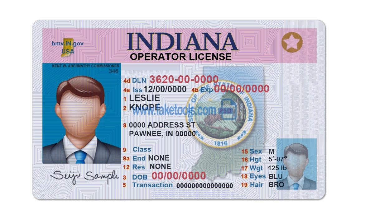 Best Indiana Scannable Fake Id