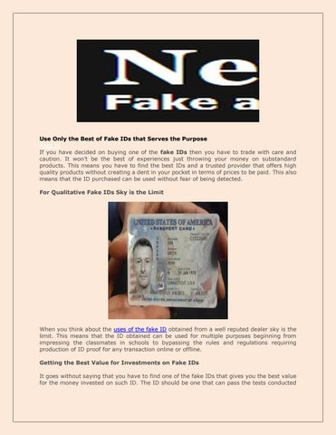 best states to get fake ids from