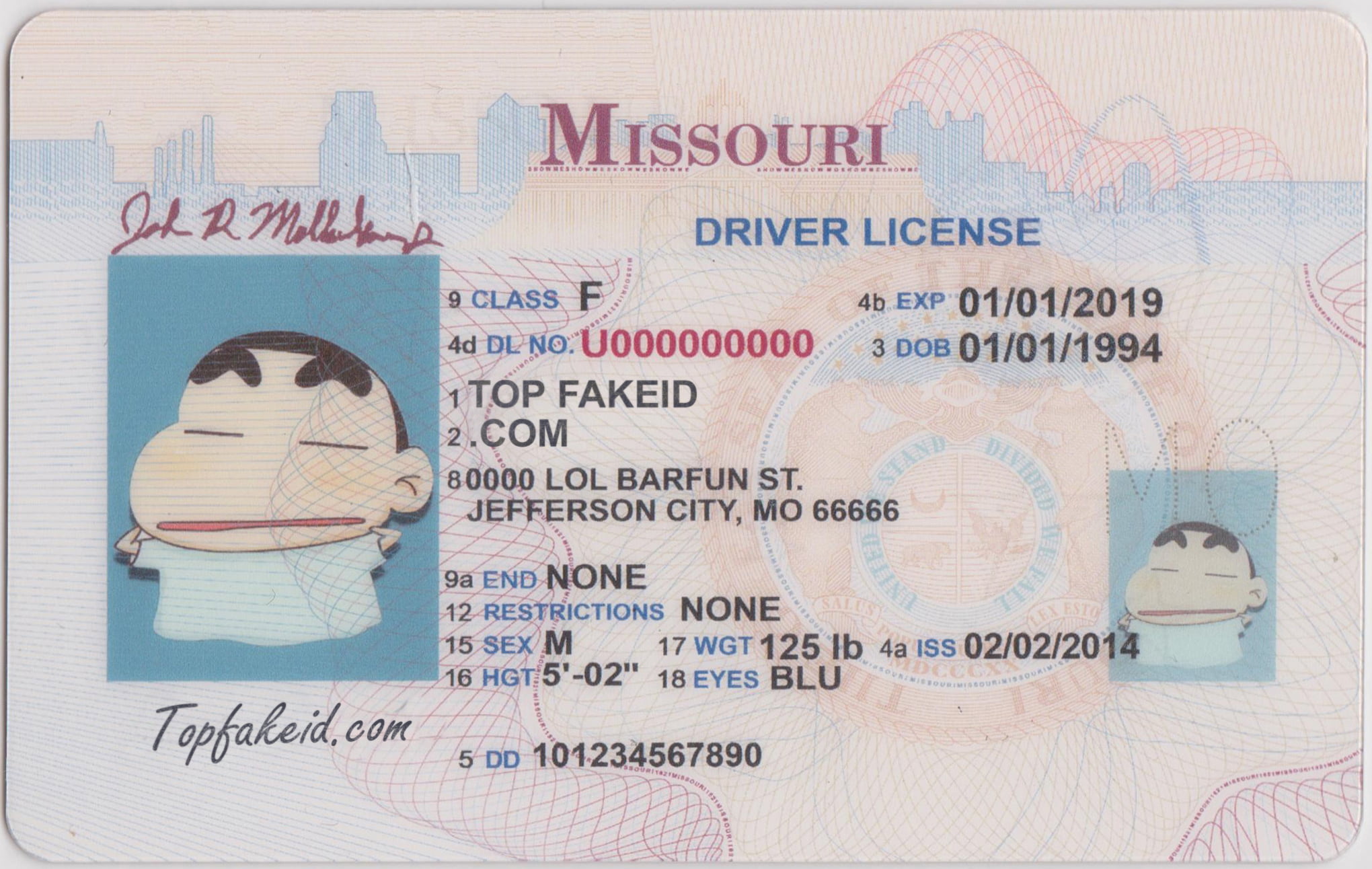 Buy Missouri Fake Id