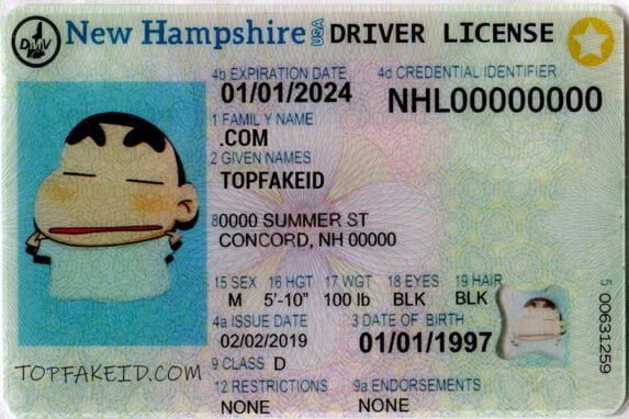 Buy New Hampshire Scannable Fake Id