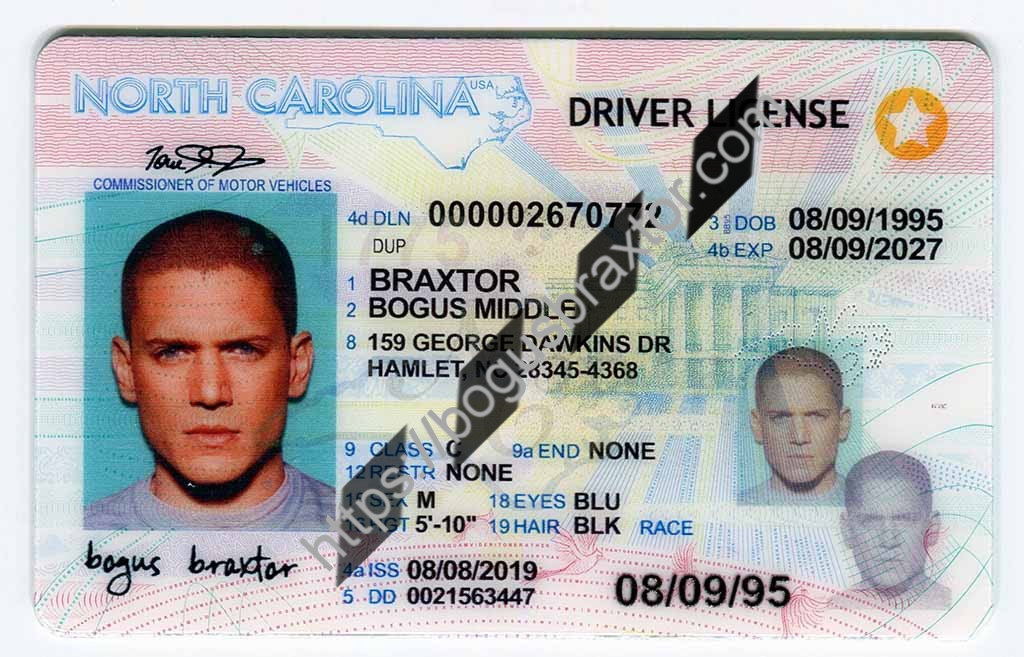 Buy North Carolina Scannable Fake Id