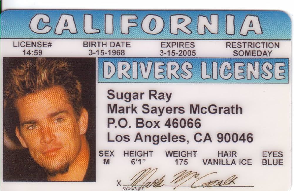 california fake id