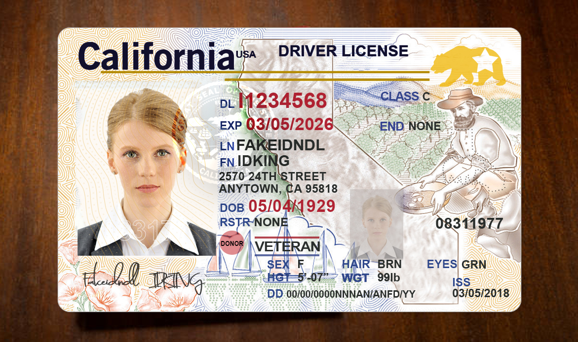 California Scannable Fake Id Maker