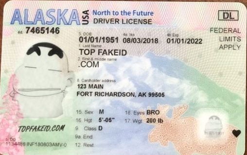 Cheap Alaska Fake Id