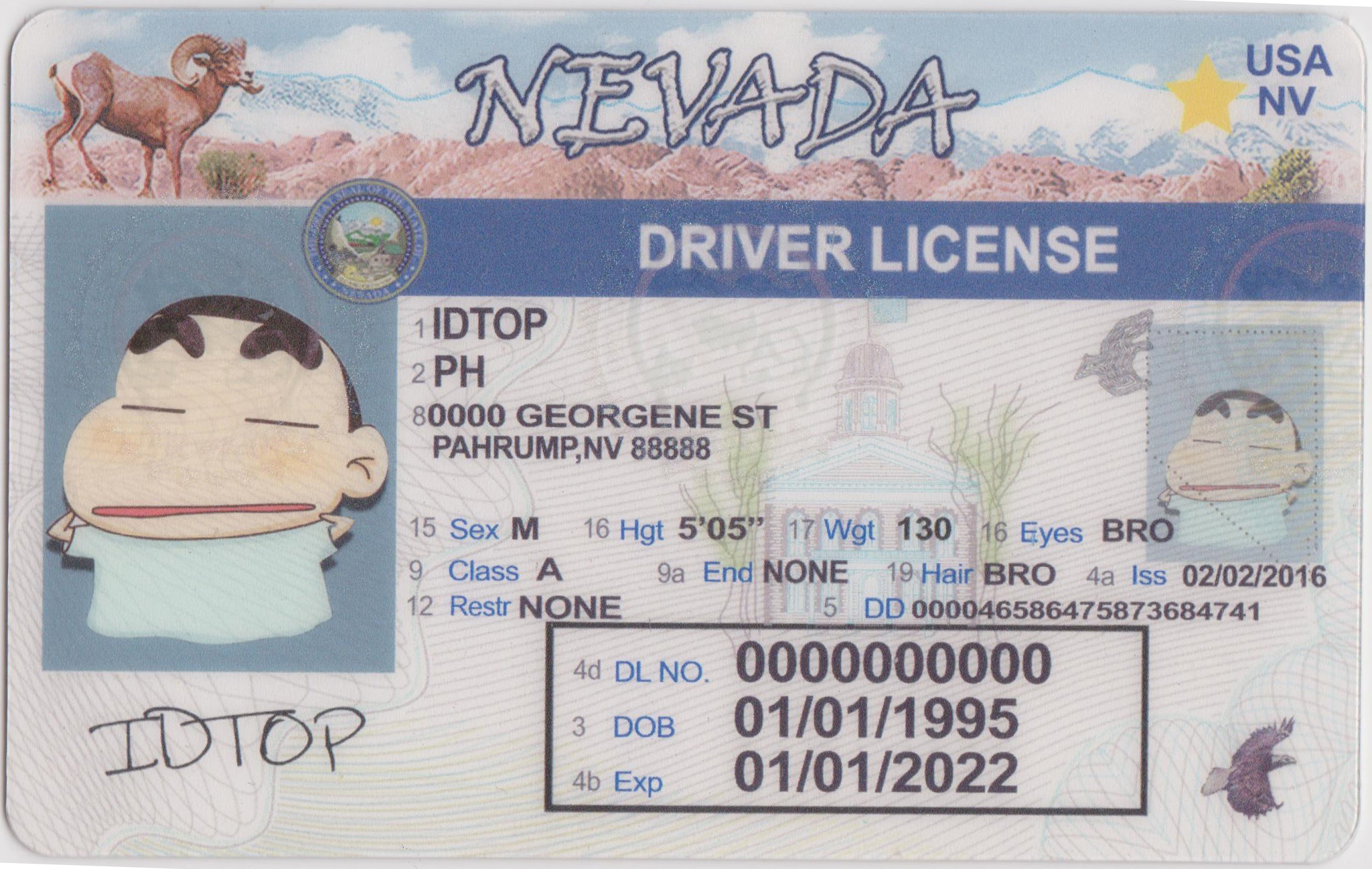 Cheap Nevada Fake Id