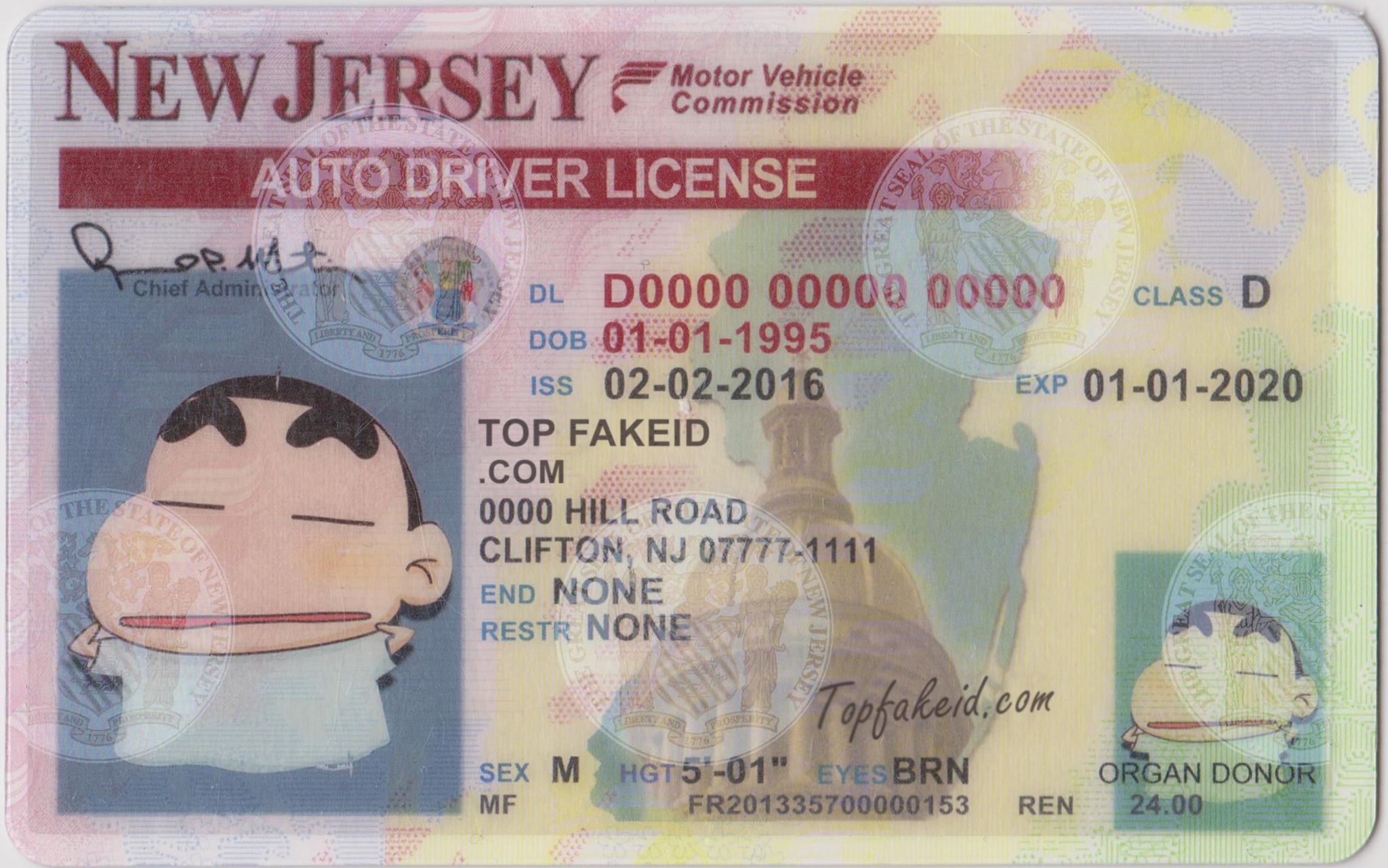 Cheap New Jersey Scannable Fake Id