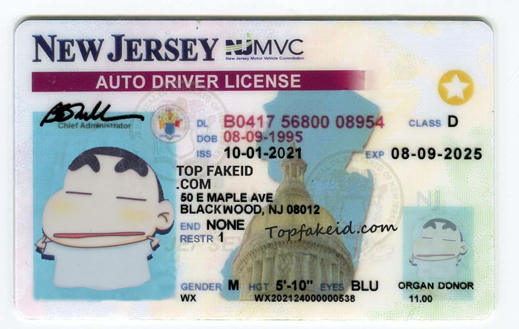 Cheap New Jersey Scannable Fake Id