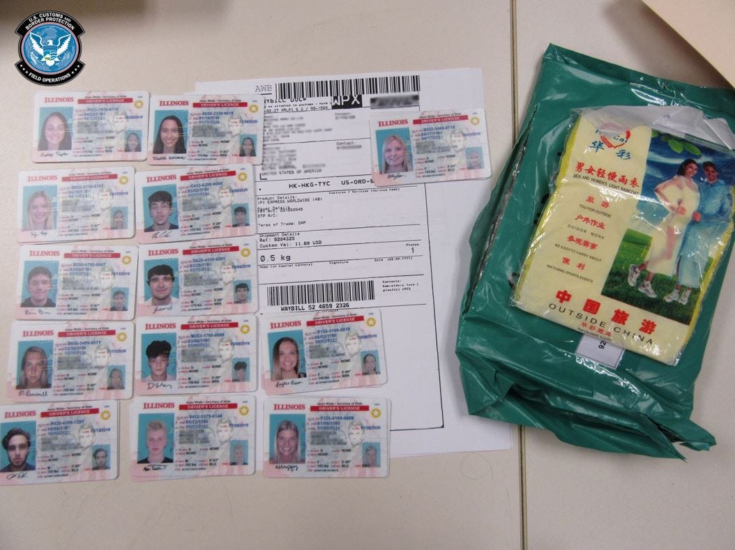 chinese fake ids