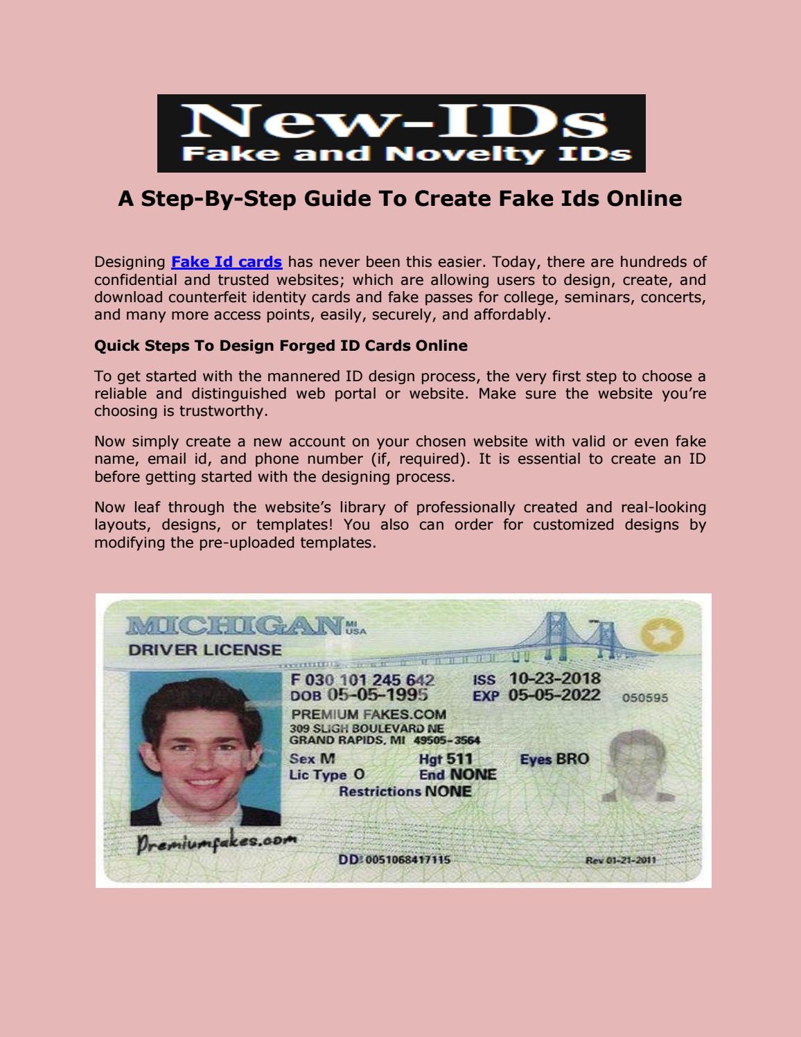 create fake id