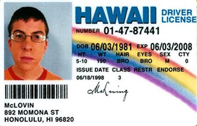 do you use your real name on a fake id