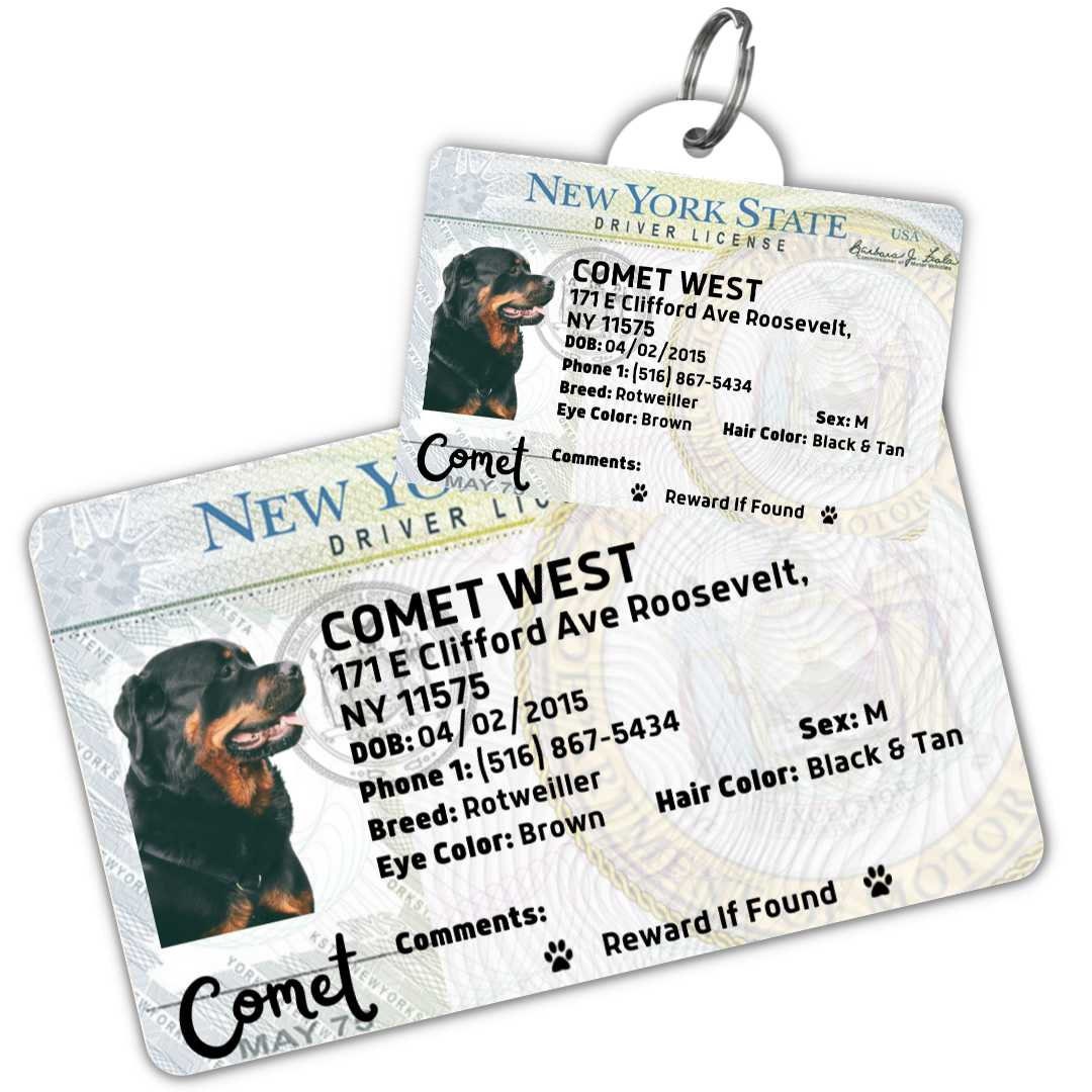 dog fake id