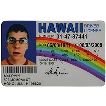 driver license fake id front and back