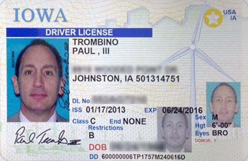 easiest state id to fake