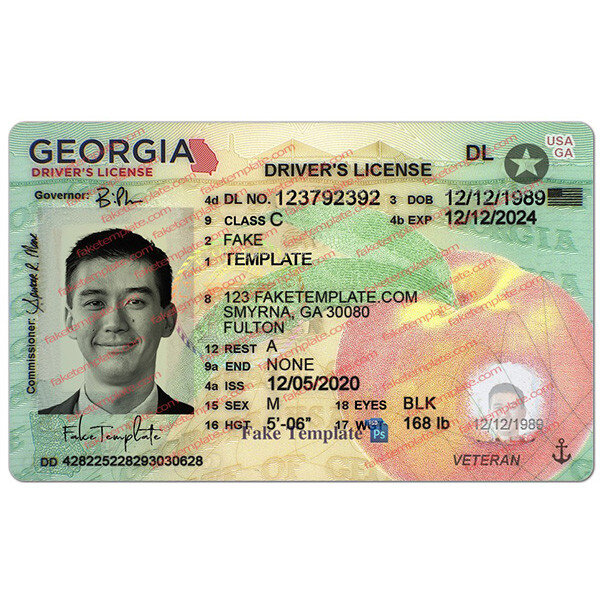 easiest state id to fake