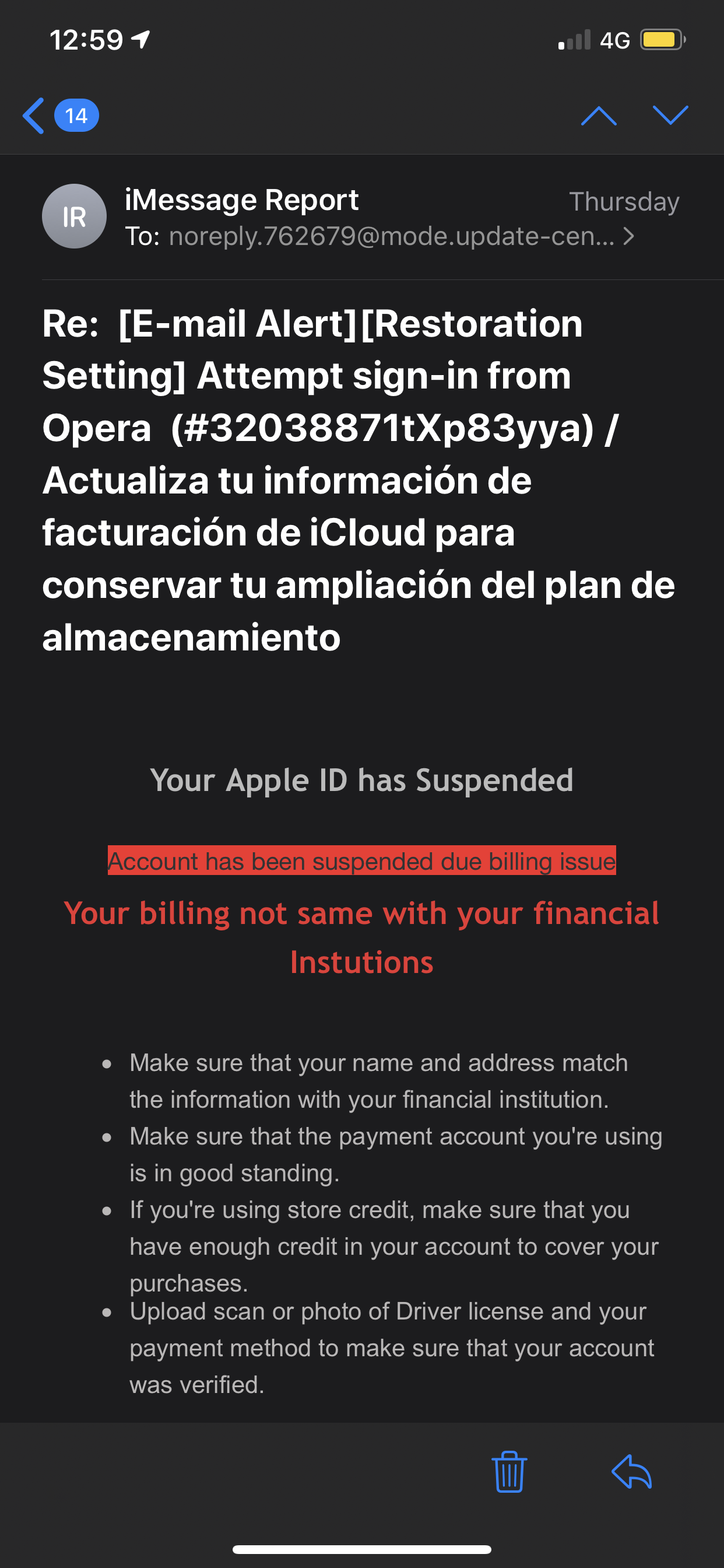 fake apple id address